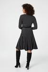 Izabel London Striped Long Sleeve Knit dress thumbnail 3