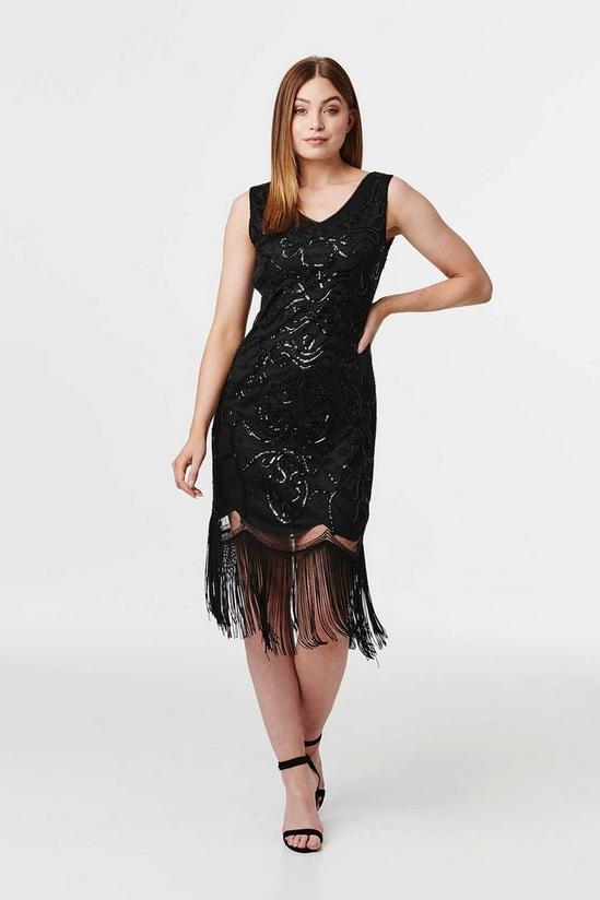 Izabel London Sequin Embellished Slip Dress 1