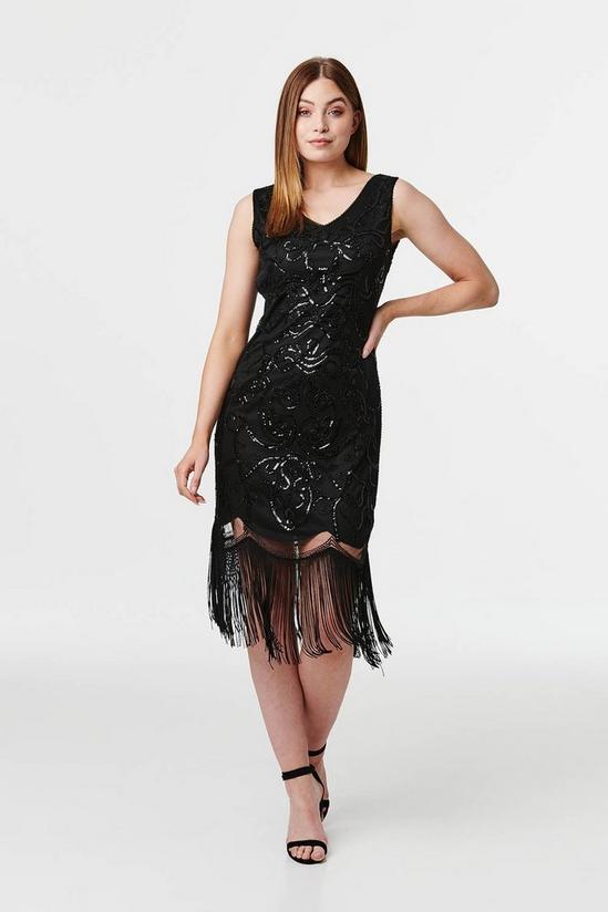 Izabel London Sequin Embellished Slip Dress 5