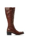 Dune London 'Pixie D' Leather Knee High Boots thumbnail 1