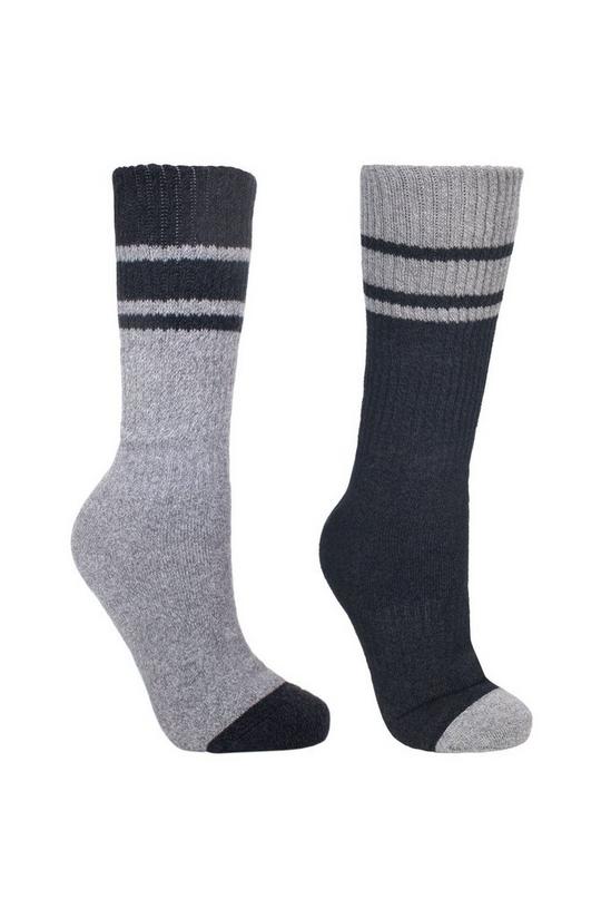 Trespass Hitched Two Tone Anti Blister Hiking Boot Socks (2 Pairs) 1