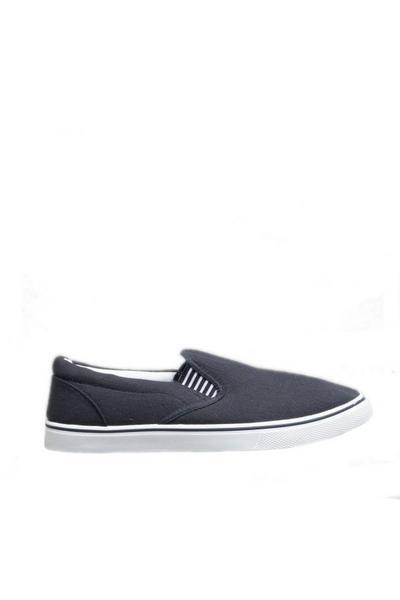 Gusset Casual Canvas Yachting Shoes