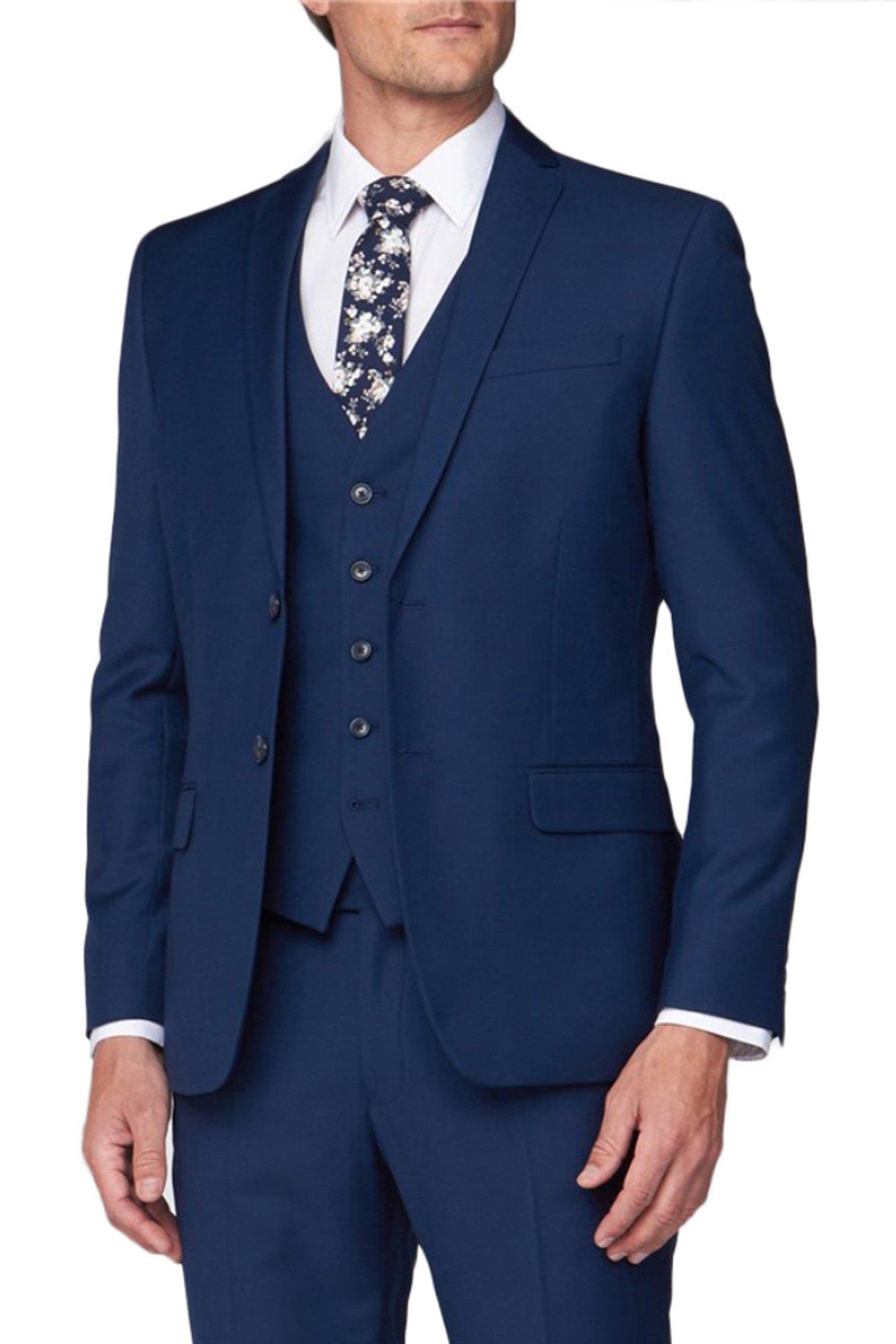 Ted Baker Panama Men's Blue Piece Slim Fit Suit, 54% OFF