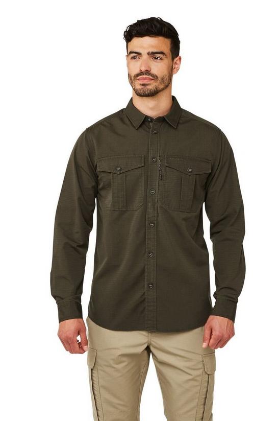 Craghoppers 'Kiwi Ripstop' Button Down Long Sleeved Shirt 1