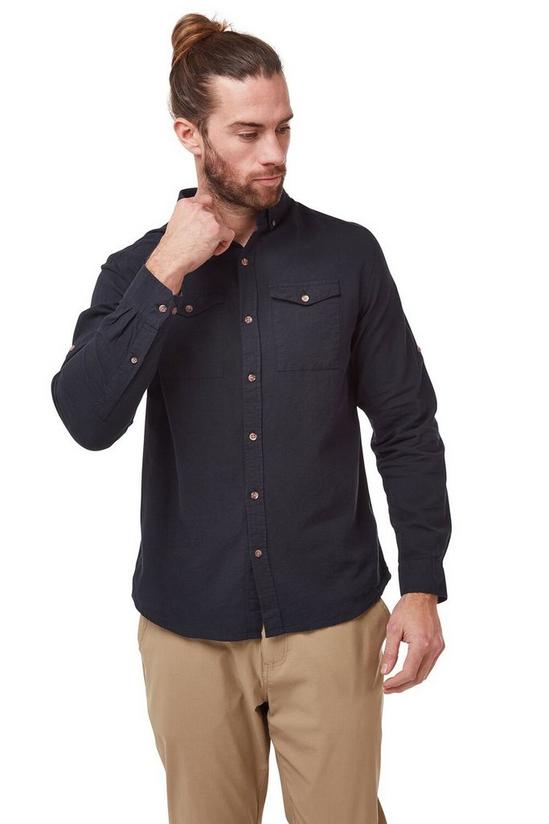 Craghoppers 'Kiwi Linen' Lightweight Long Sleeved Shirt 1