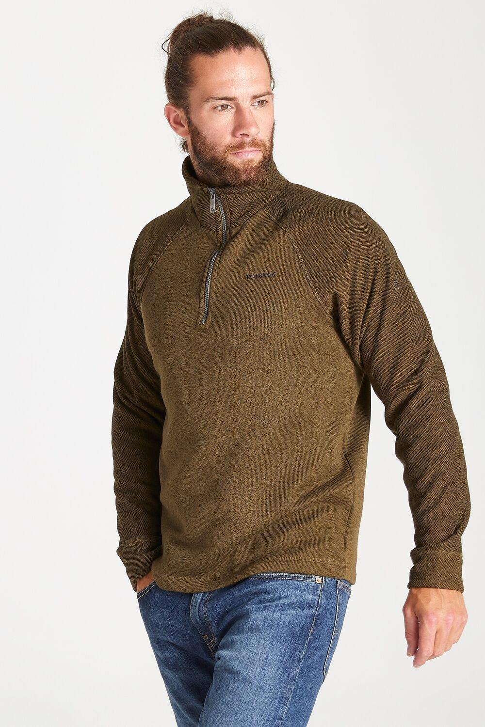 Hoodies & Sweatshirts | Half-Zip 'Barker' Knitlook Fleece | Craghoppers
