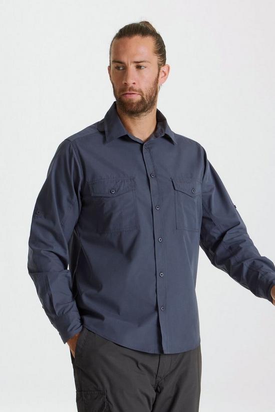 Craghoppers NosiDefense Cotton-Blend 'Kiwi' Long Sleeve Shirt 1