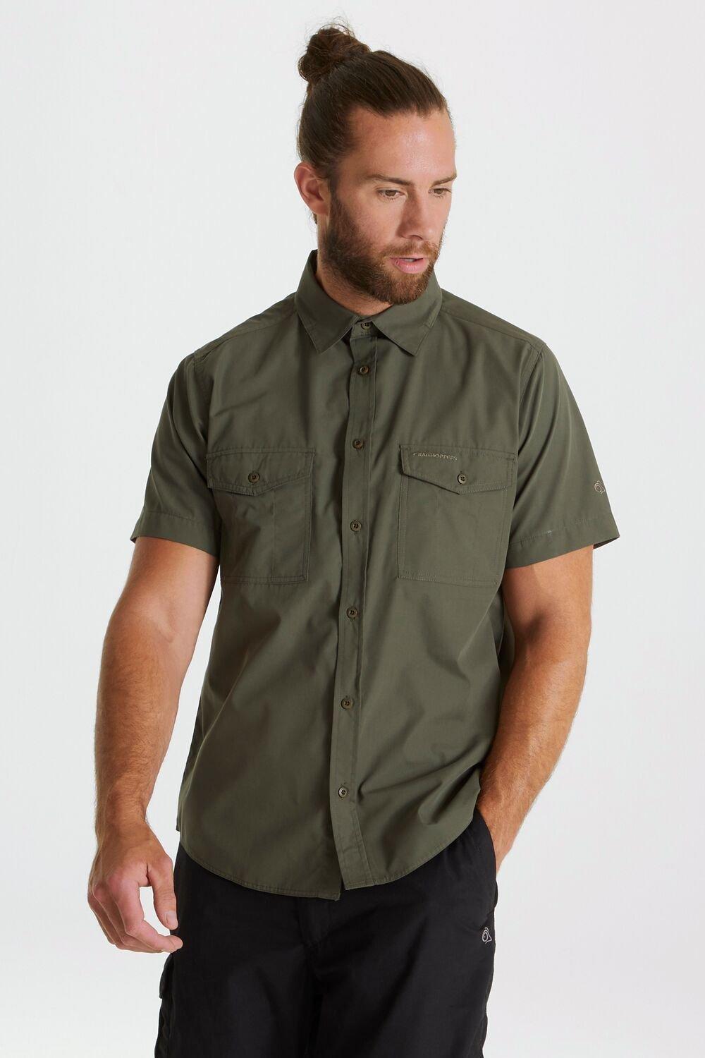 nosidefense cotton-blend 'kiwi' short sleeve shirt