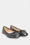 Yours Extra Wide Fit Ballerina Pumps With Bow Detail thumbnail 2