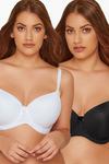 Yours 2 Pack Moulded T-Shirt Bras thumbnail 1