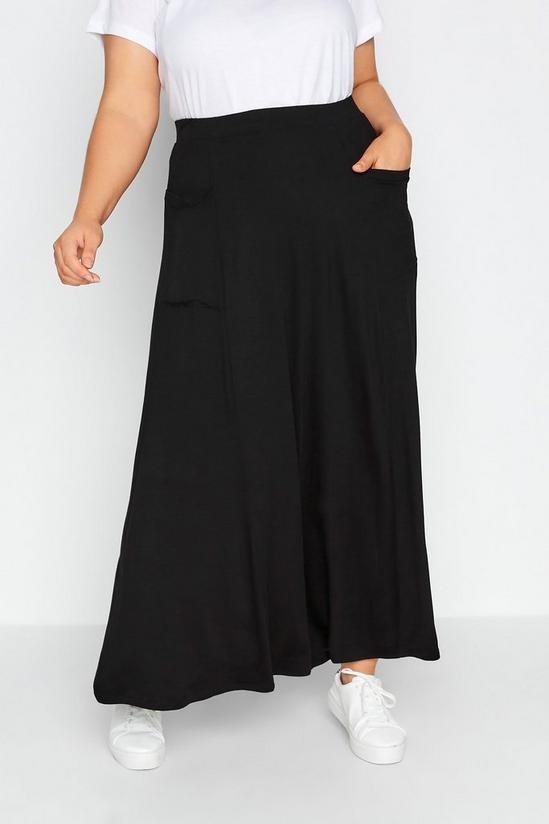 Yours Jersey Maxi Skirt 1