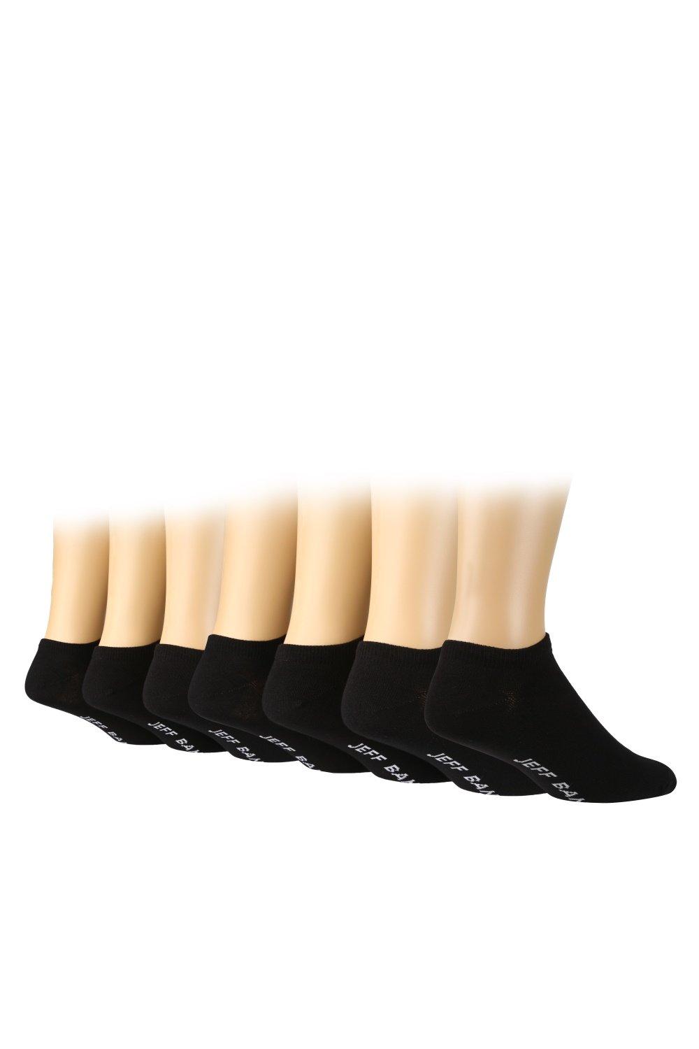 7 Pair Pack Plain Trainer Socks