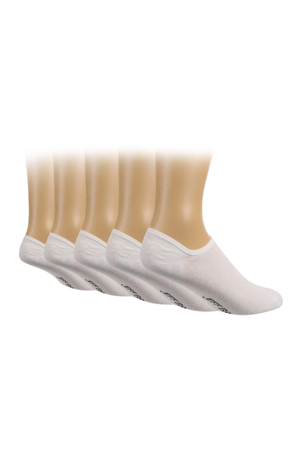 5 Pair Pack Plain Loafer Socks