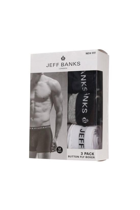 Jeff Banks 3 Pair Pack Button Fly Boxers 2