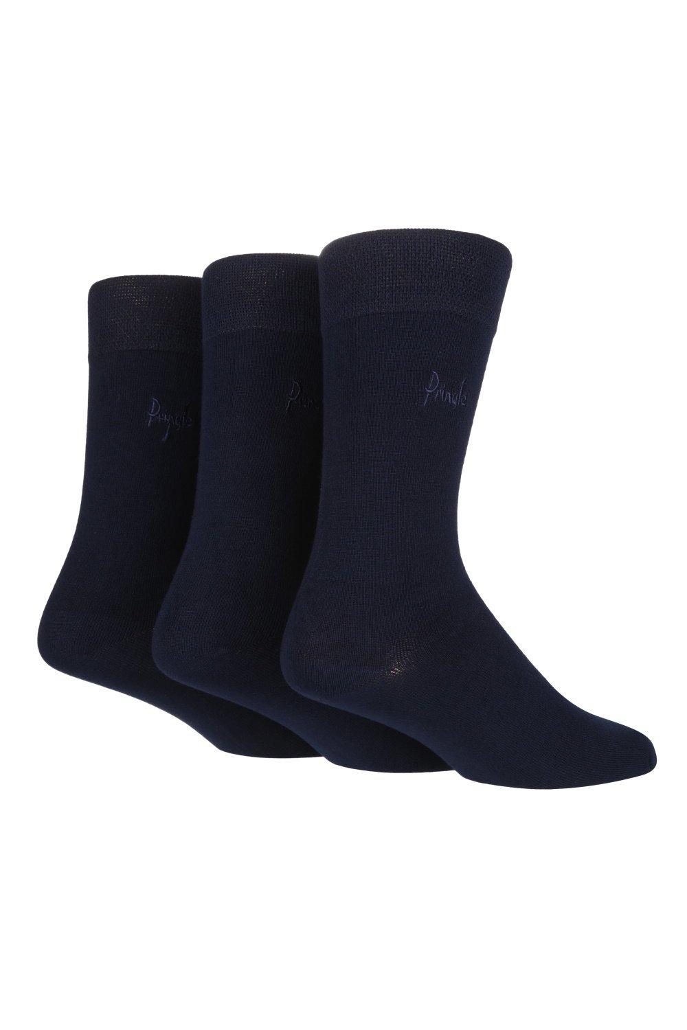 3 Pair Pack Bamboo Comfort Cuff Socks