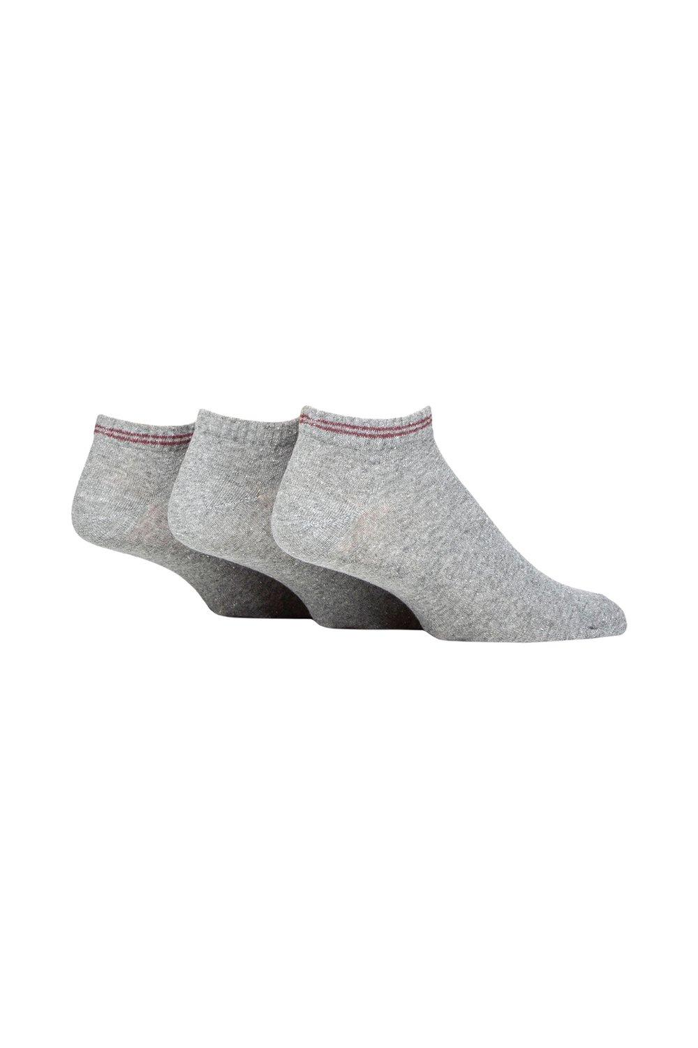3 Pair 100% Recycled Fashion Cotton Sports Trainer Socks