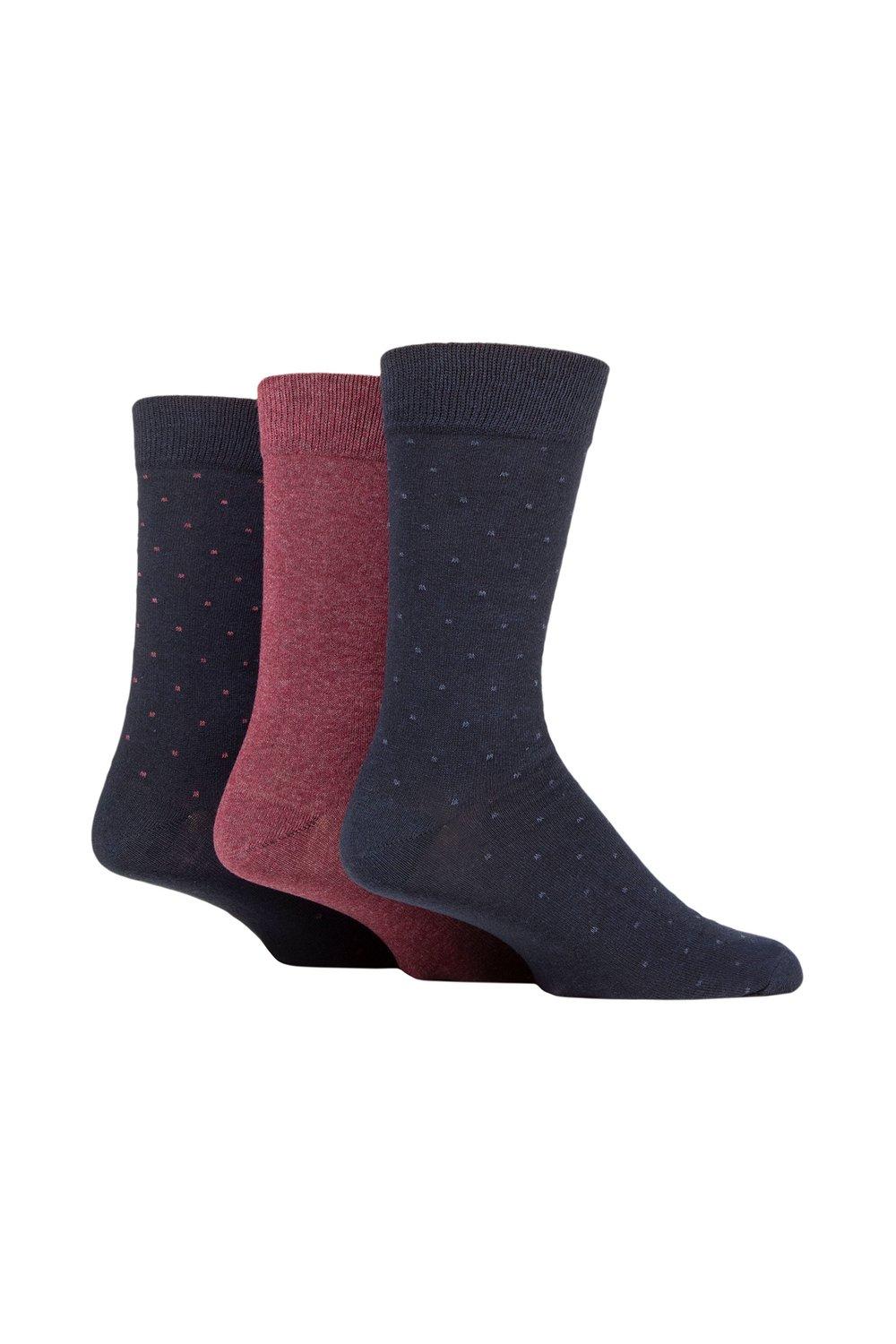 3 Pair 100% Recycled Dots Cotton Socks