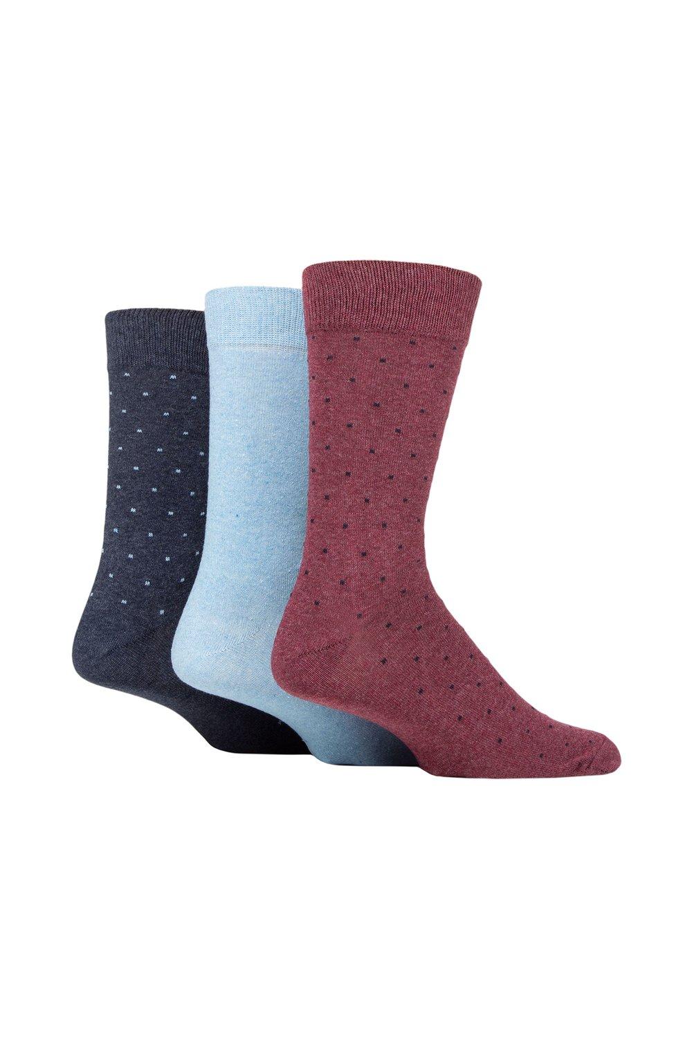 3 Pair 100% Recycled Dots Cotton Socks