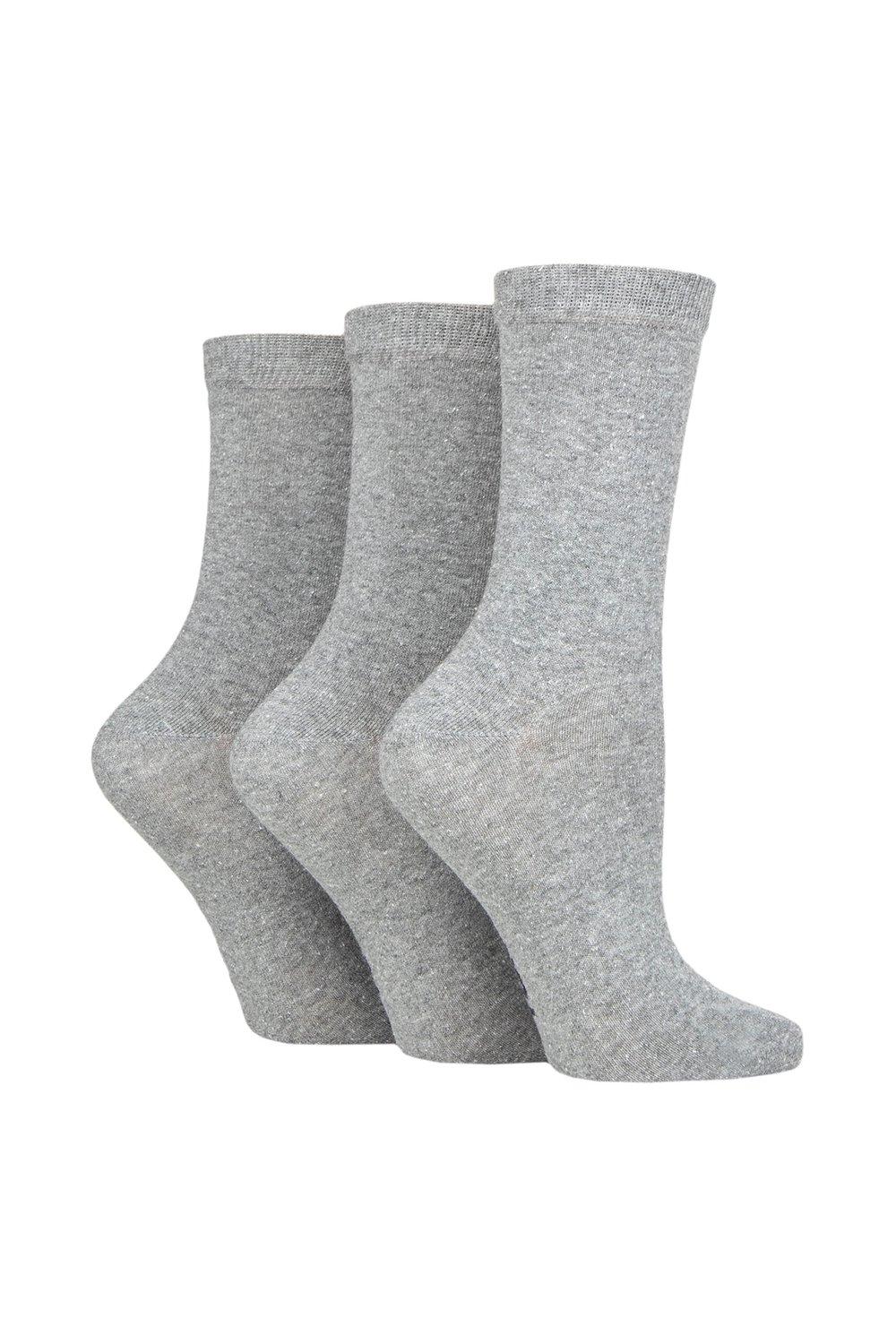 3 Pair 100% Recycled Plain Cotton Socks