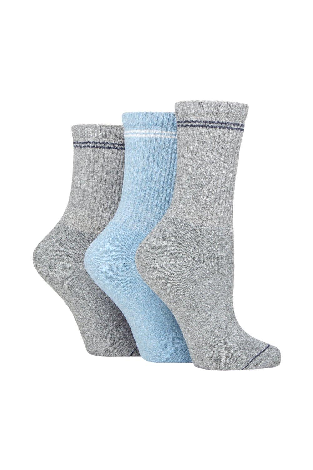 3 Pair 100% Recycled Fashion Cotton Sports Socks