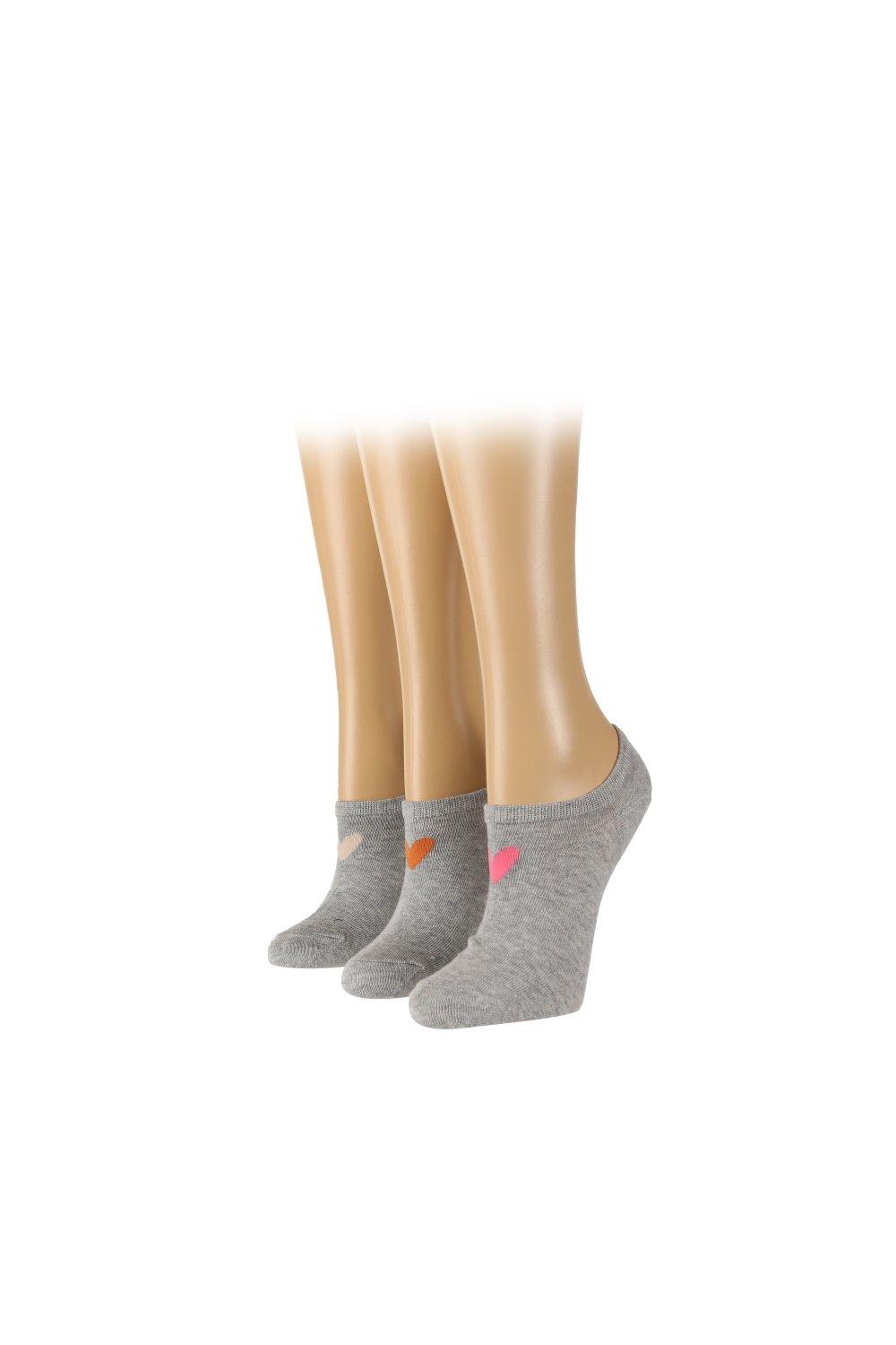 3 Pair Pack Plain Trainer Liner Socks