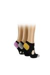Caroline Gardner 3 Pair Pack Fashion Trainer Liner Socks thumbnail 1