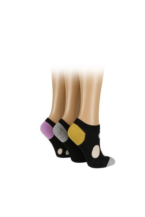 Caroline Gardner 3 Pair Pack Fashion Trainer Liner Socks 1
