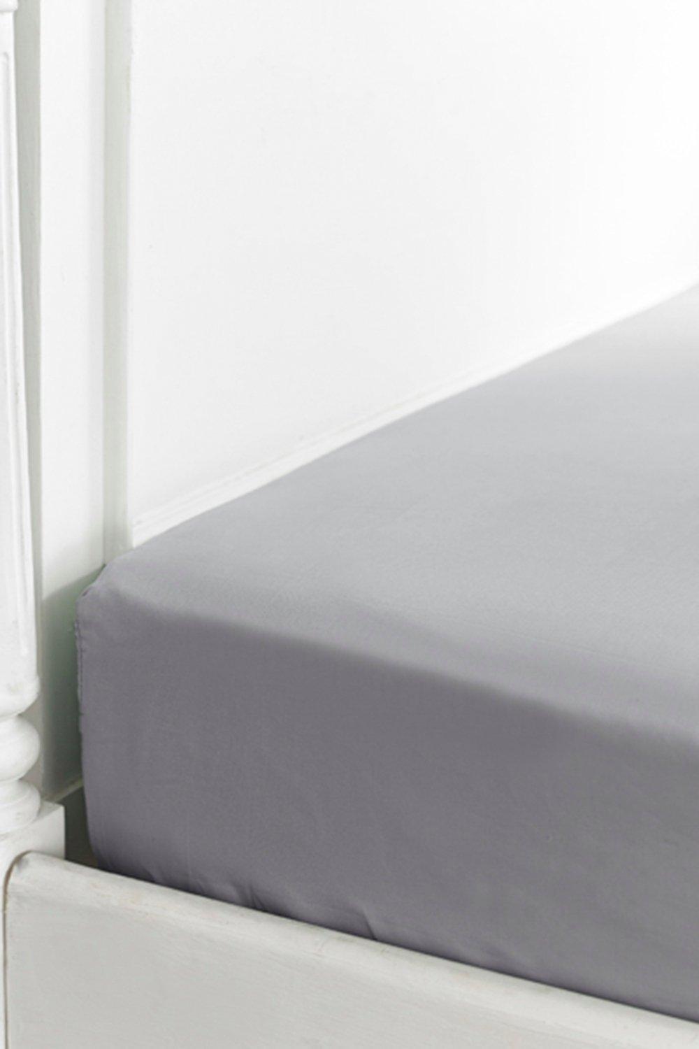 800 Thread Count Sateen Cotton Fitted Sheet