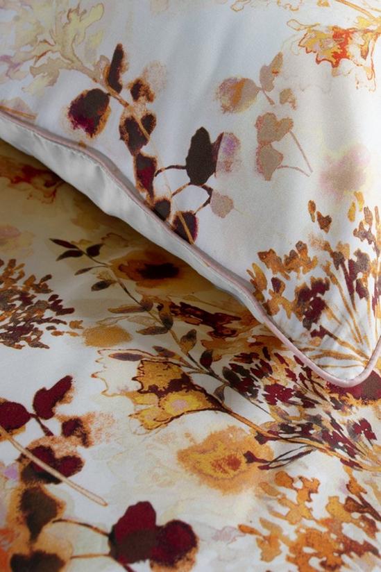 The Lyndon Company Watercolour Floral 180 Thread Count Soft Cotton Digital Printed Reversible Duvet Cover Set 4