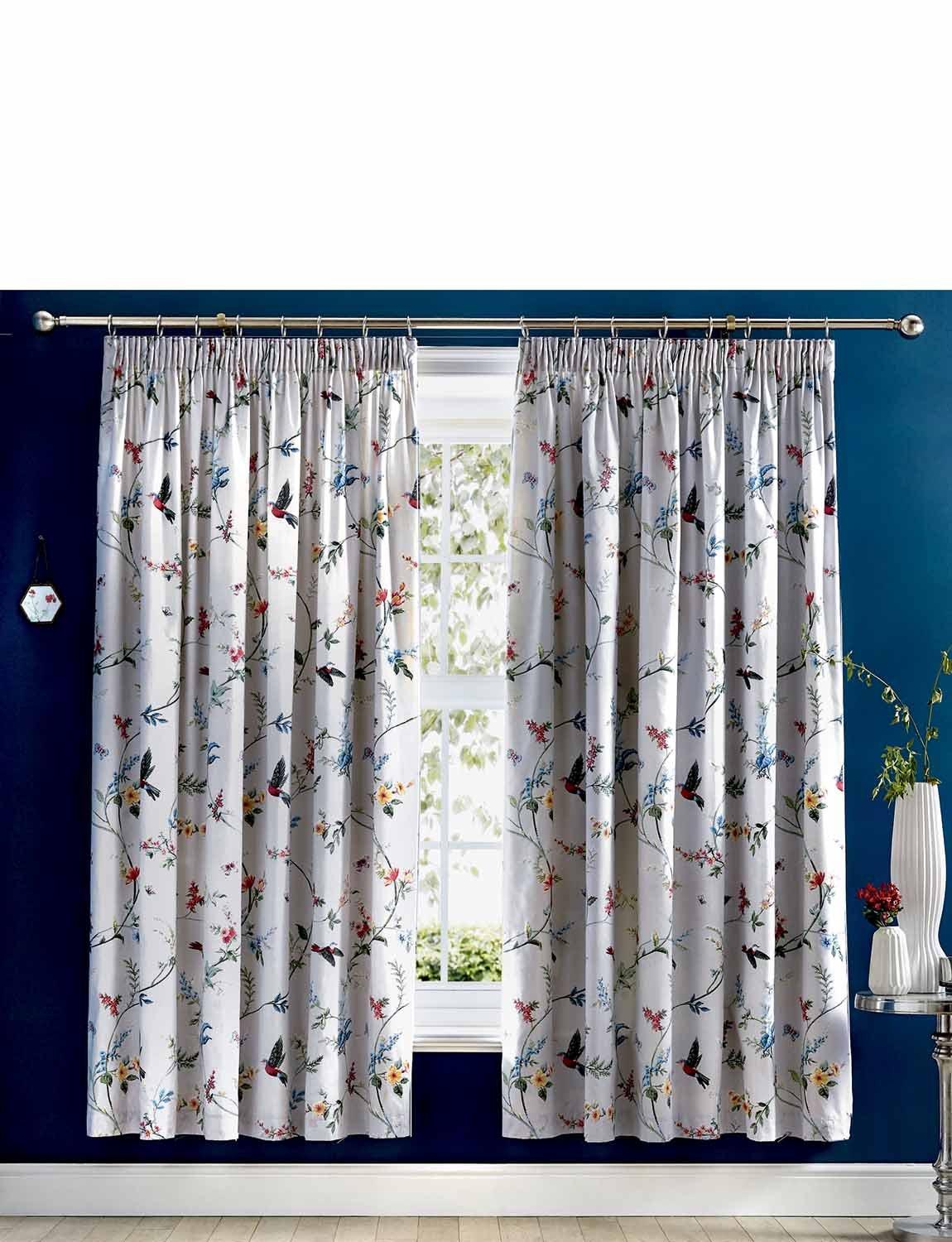 Mansfield Floral and Flying Bird Curtains (66