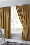 Fusion 'Dijon' Thermal and Blackout Fully Lined Pencil Pleat Curtains thumbnail 1
