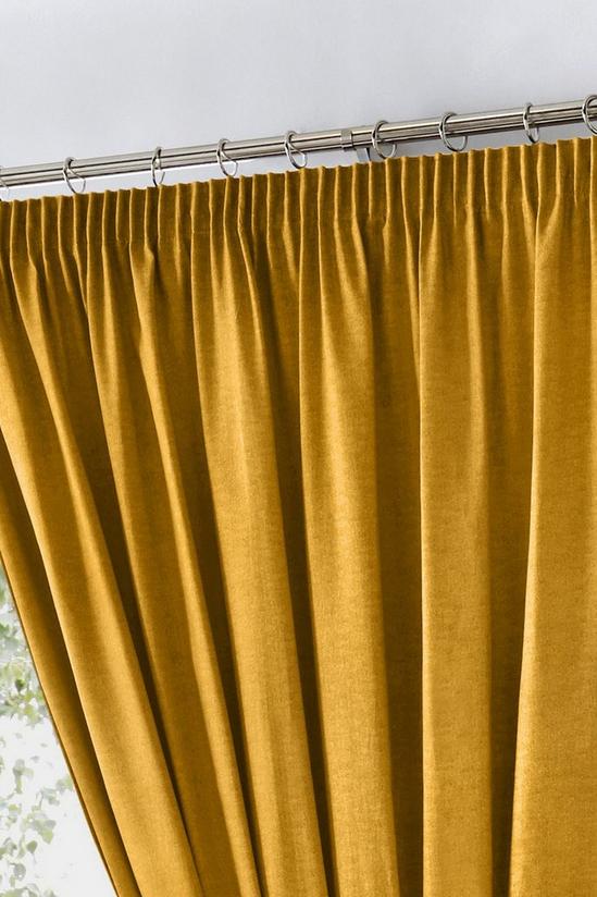 Fusion 'Dijon' Thermal and Blackout Fully Lined Pencil Pleat Curtains 2