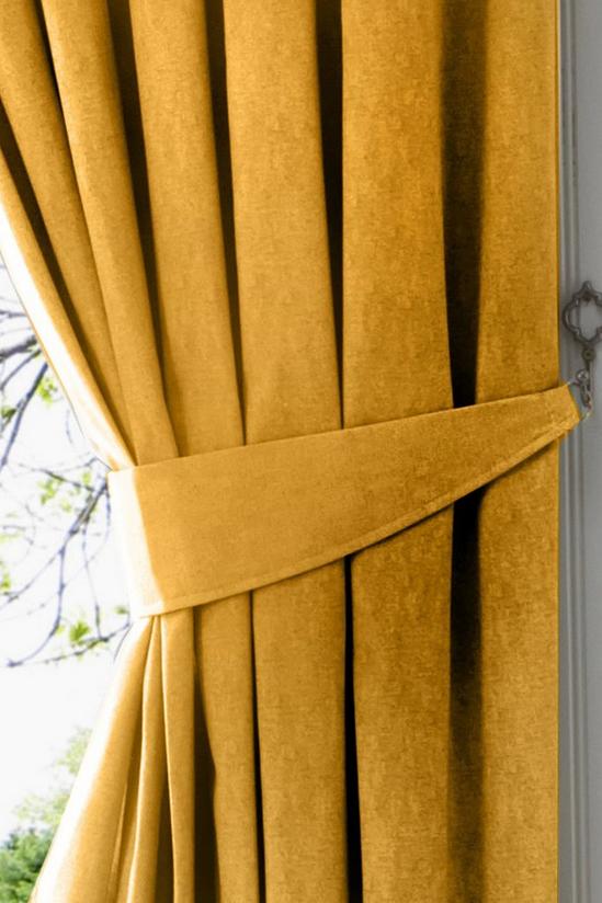 Fusion 'Dijon' Thermal and Blackout Fully Lined Pencil Pleat Curtains 3