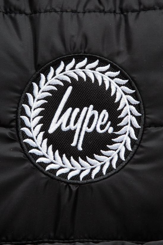Hype Black Polyester Padded Backpack 4