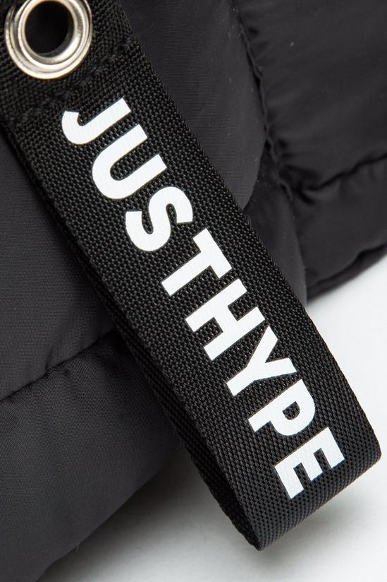 Hype Black Polyester Padded Backpack 6