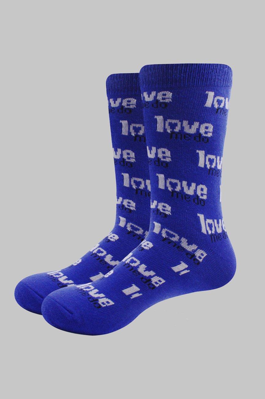 Love Me Do Repeat Socks