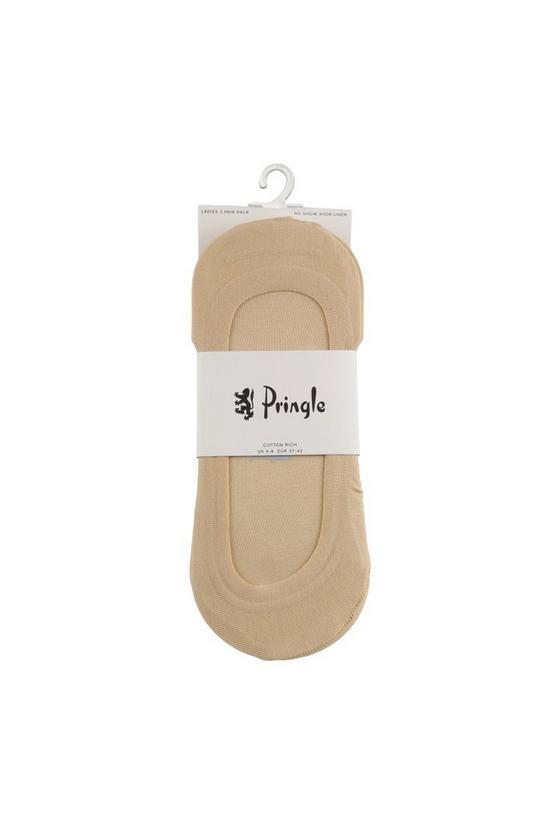 Pringle 3 Pair Pack Cotton Shoe Liner Socks 2