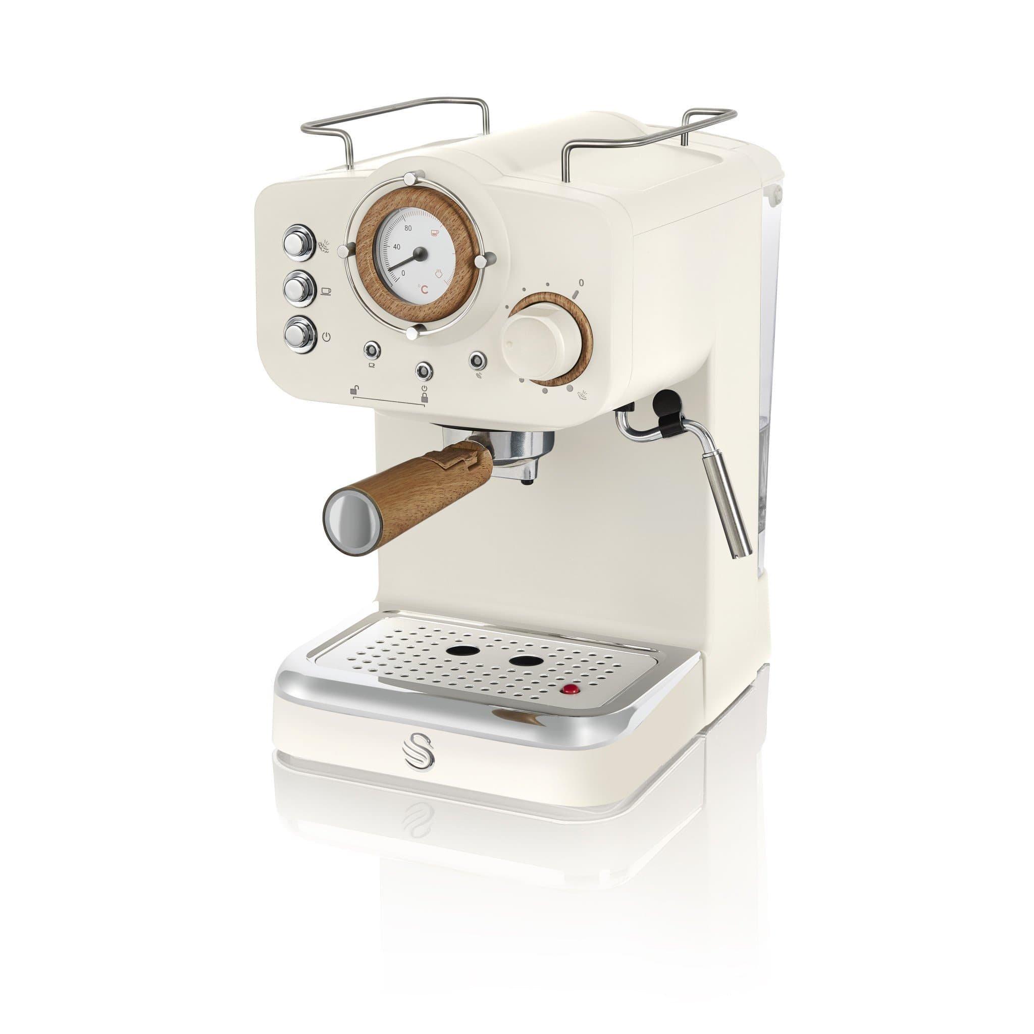 Swan Nordic SK22110WHTN Espresso Coffee Machine - White