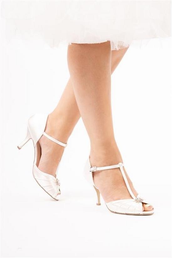 Paradox London Satin 'Perfume' High Heel Stiletto T-bar Sandals 4