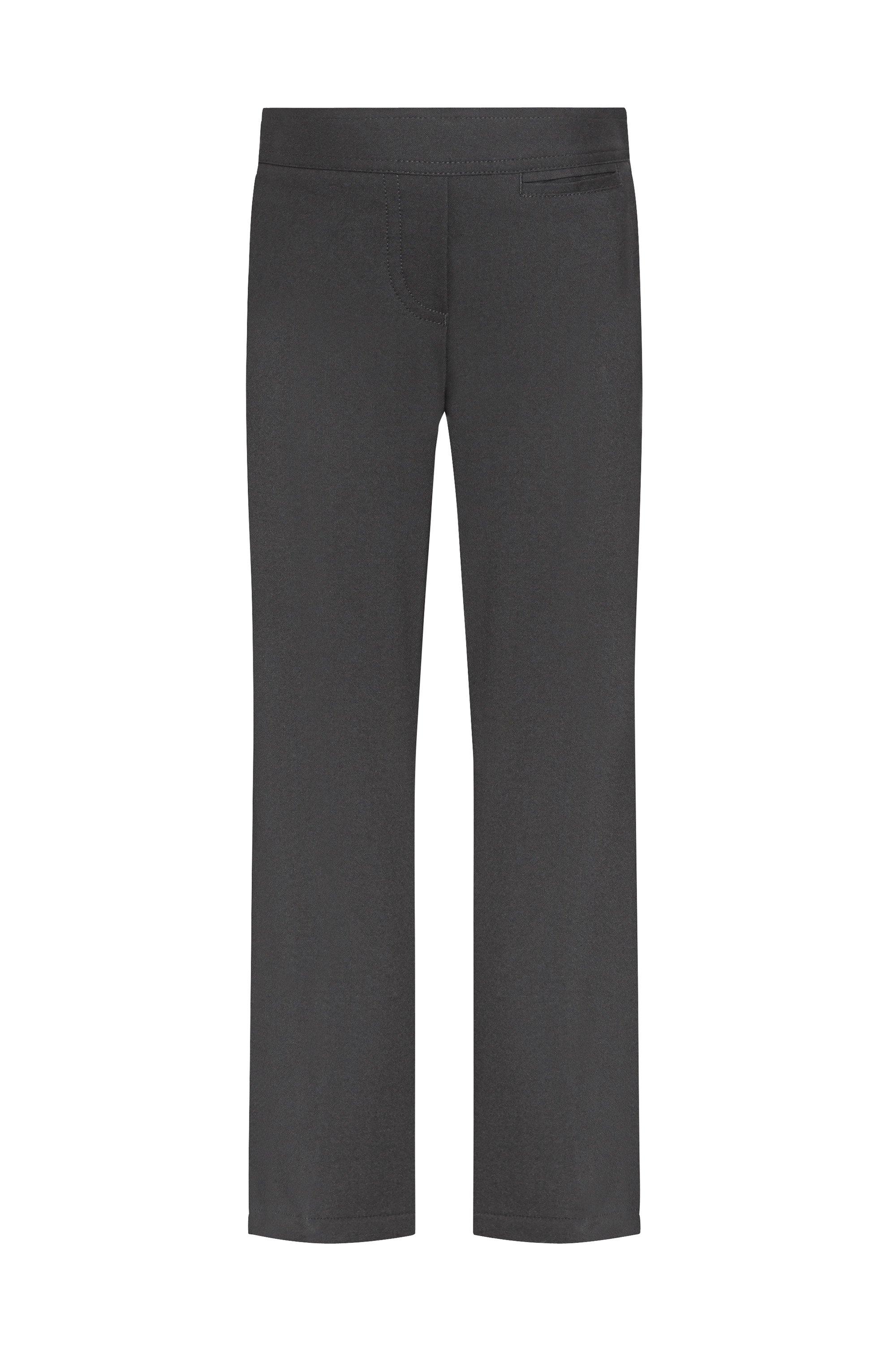 Easy Care Girls Regular Grey School Trousers 2 Pack | Woolworths.co.za