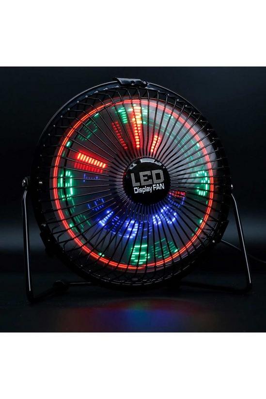 RED5 Desktop LED Clock Fan 1