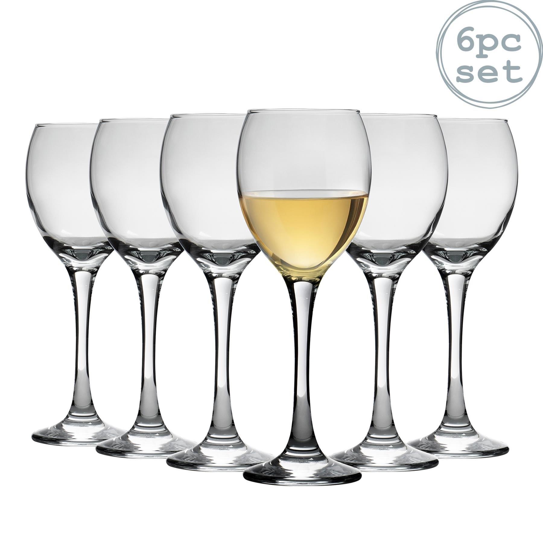 Photos - Glass Classic White Wine Glasses - 245ml - Pack of 6