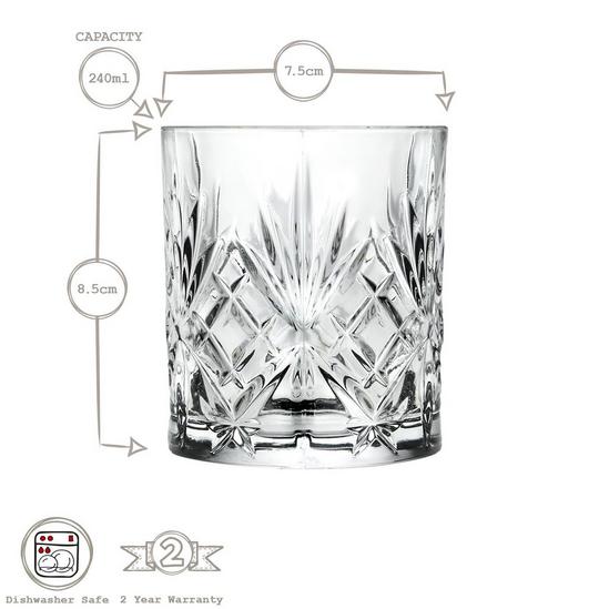 RCR Crystal RCR Crystal Melodia Whisky Glasses - 240ml - Pack of 12 3