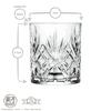 RCR Crystal RCR Crystal Melodia Whisky Glasses - 340ml - Pack of 12 thumbnail 3