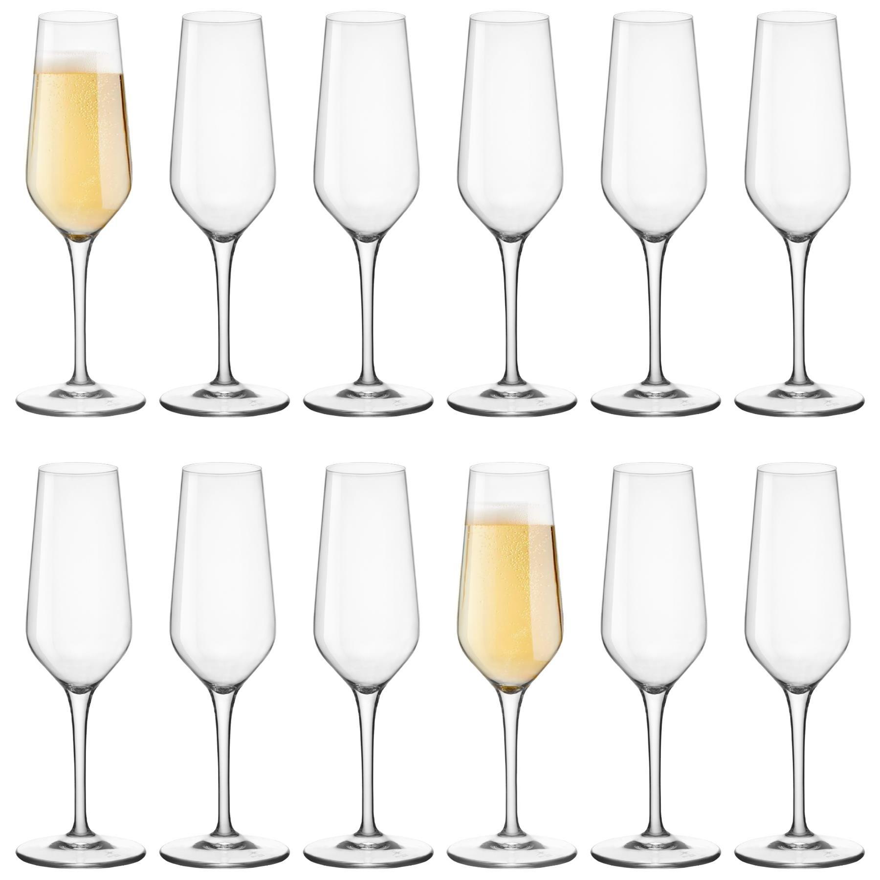 Electra Glass Champagne Flutes - 230ml - Pack of 12