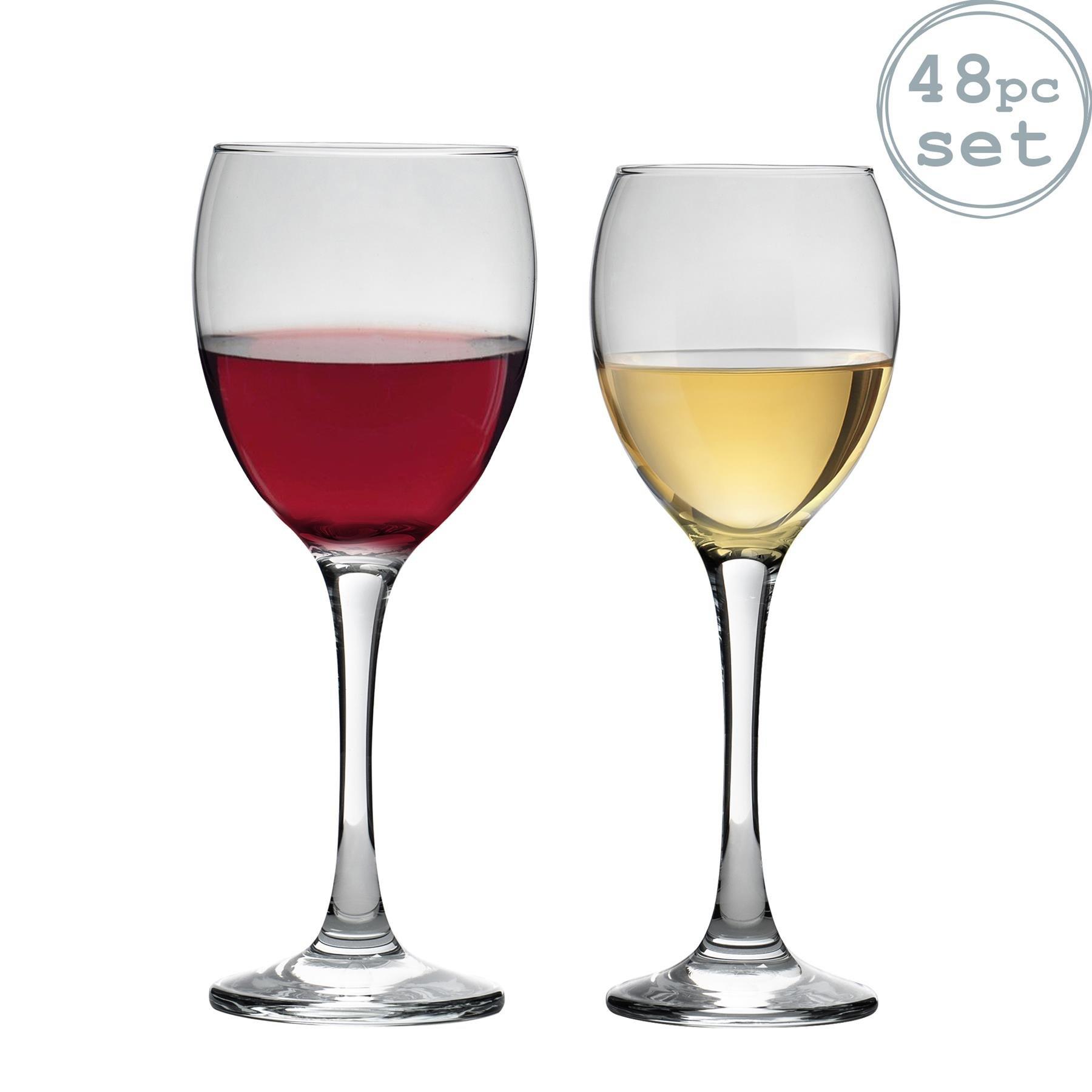 48 Piece Classic Wine Glasses Set