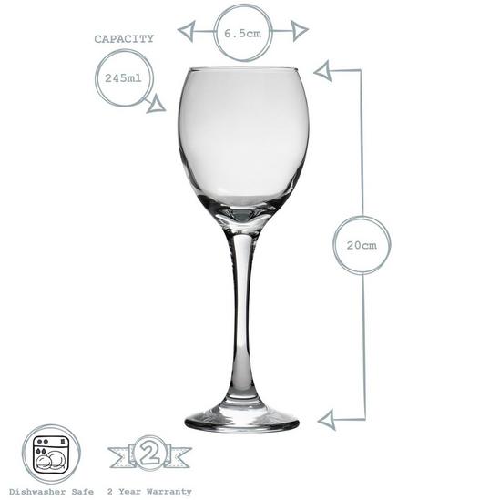 Argon Tableware 48 Piece Classic Wine Glasses Set 4