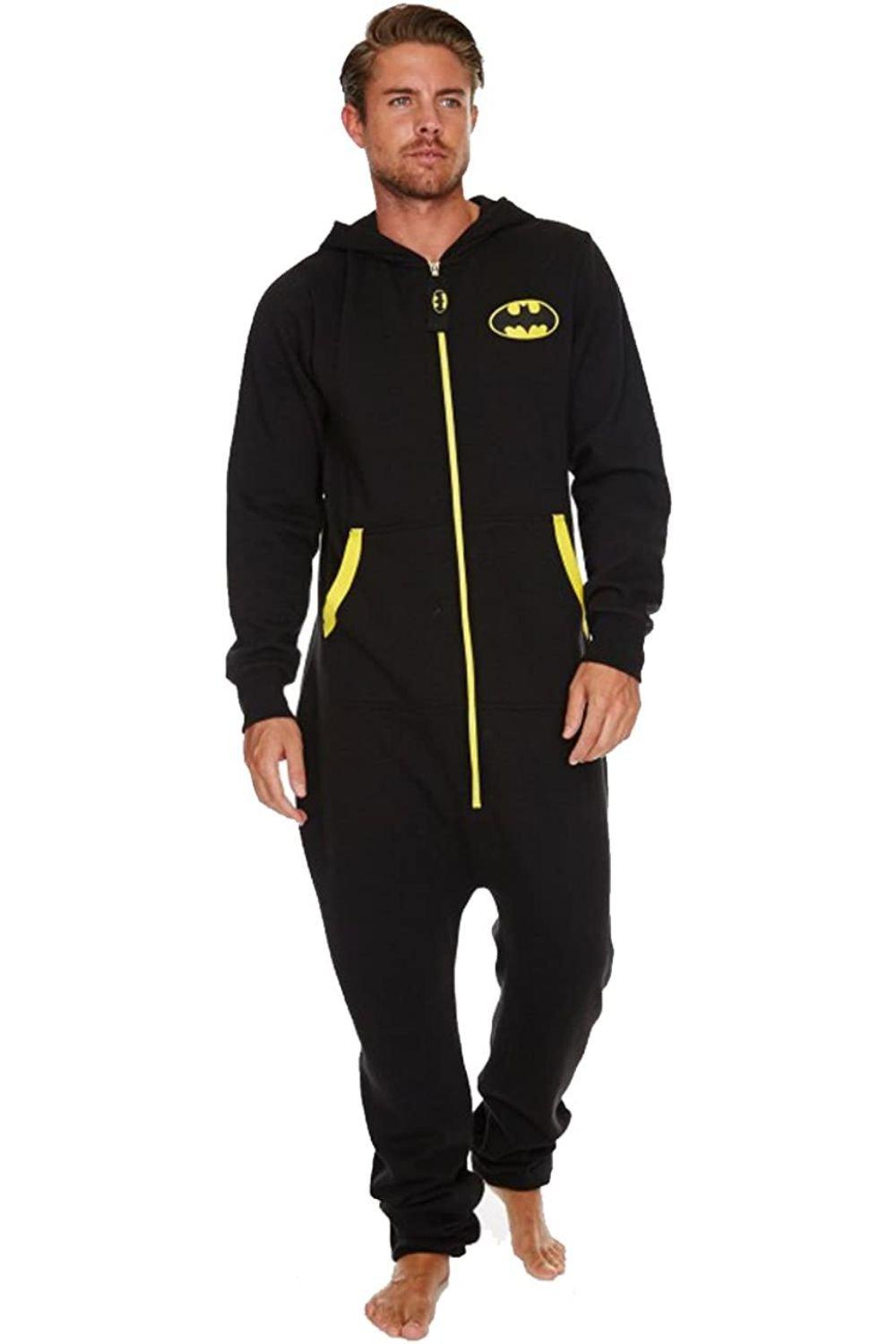 Batman Logo Black & Yellow Jumpsuit