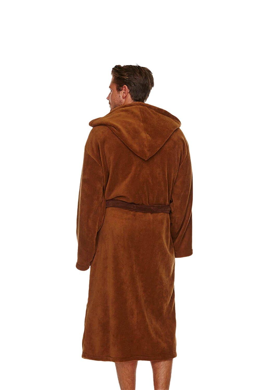 Ukonic Star Wars Chewbacca Hooded Bathrobe for Adults | One Size Fits Most  at Amazon Men's Clothing store