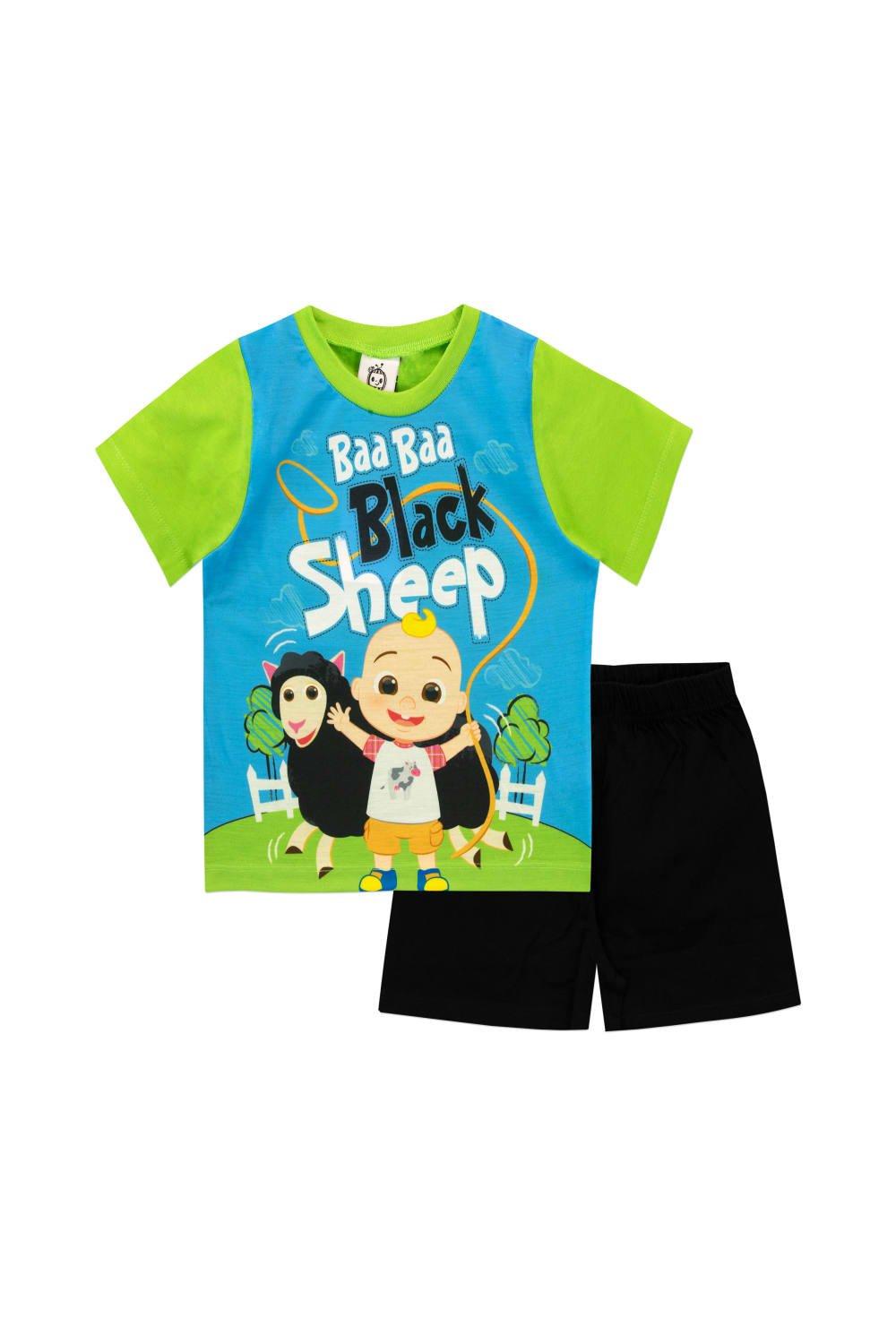 Baa Baa Black Sheep Short Pyjamas